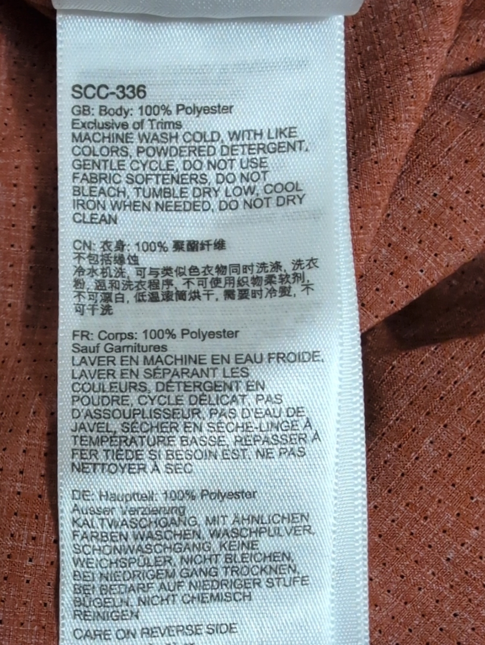 Marmot Aerobora Short-Sleeve Button-Up Shirt in the Picante Orange size XXL - Picture 7 of 7